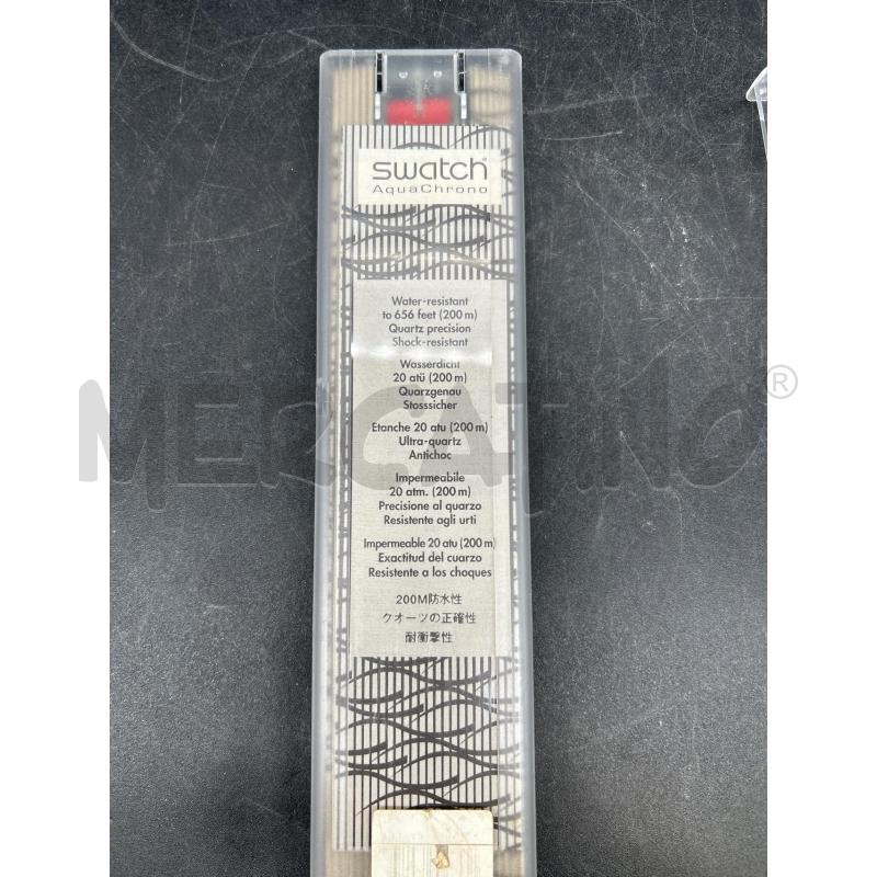 OROLOGIO SWATCH AQUACRONO CINTURINO ROSSO | Mercatino dell'Usato Burolo 4