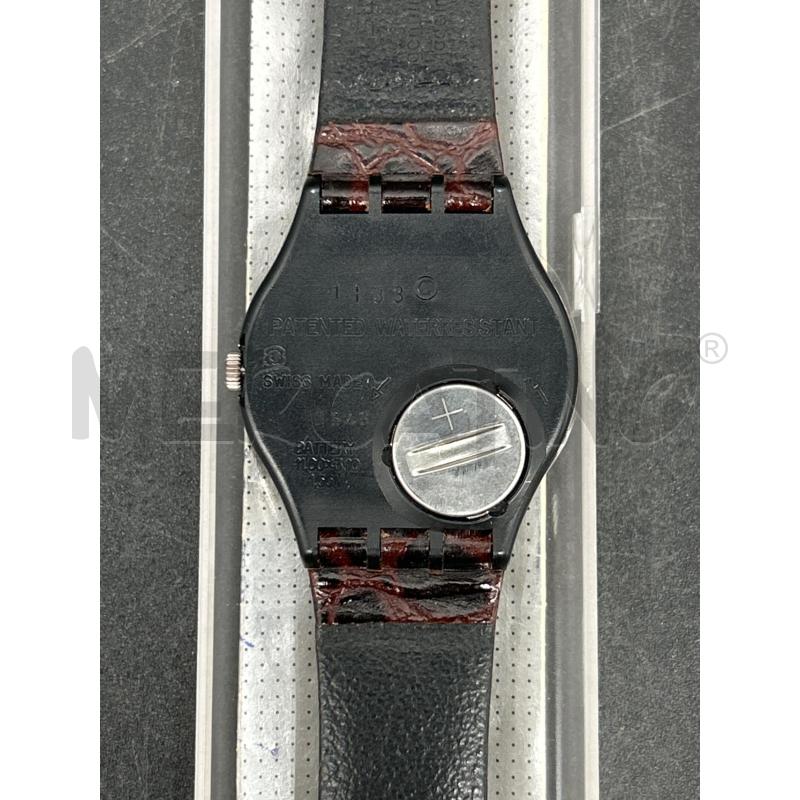 OROLOGIO SWATCH CINTURINO PELLE MARRONE | Mercatino dell'Usato Burolo 3