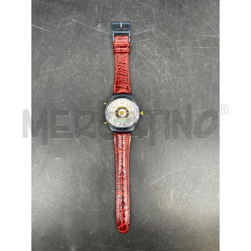 OROLOGIO SWATCH CINTURINO PELLE MARRONE | Mercatino dell'Usato Burolo 1