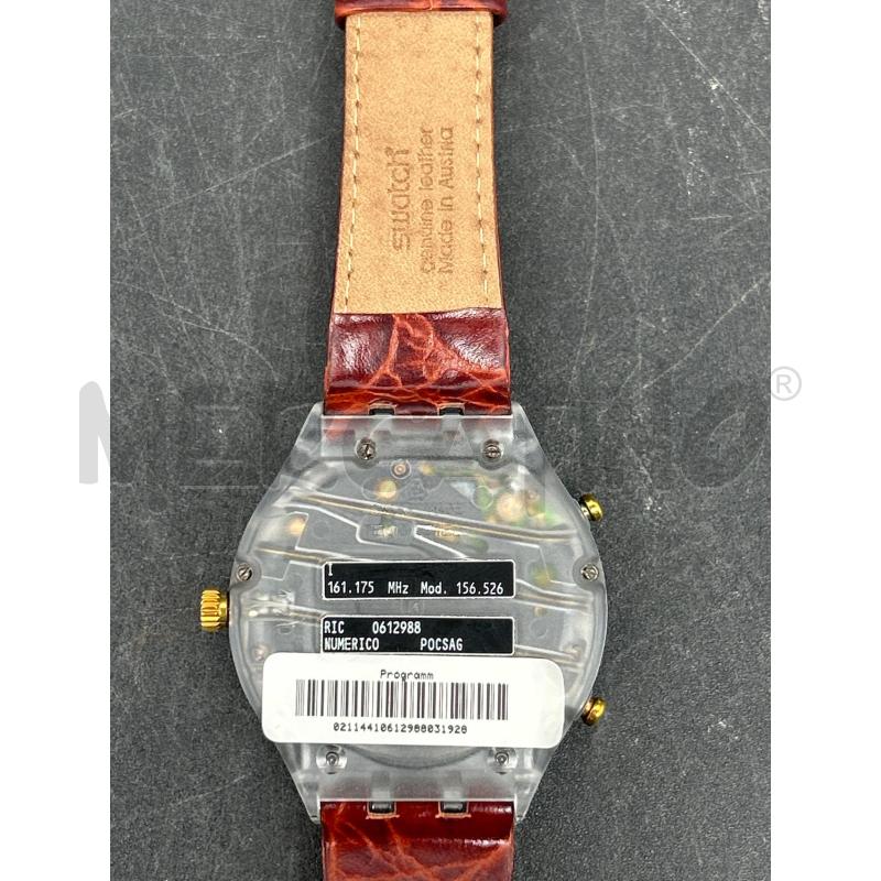OROLOGIO SWATCH CINTURINO PELLE MARRONE | Mercatino dell'Usato Burolo 3