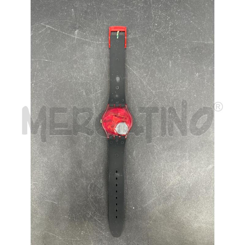 OROLOGIO SWATCH CINTURINO ROSSO VERDE | Mercatino dell'Usato Burolo 3