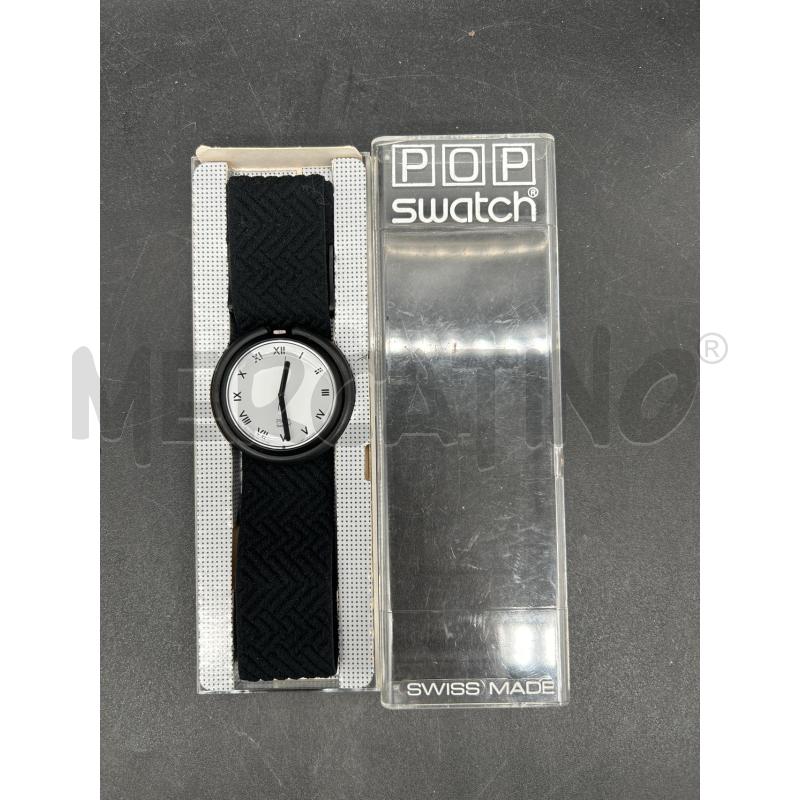 OROLOGIO SWATCH NERO QUADRO BIANCO  | Mercatino dell'Usato Burolo 1