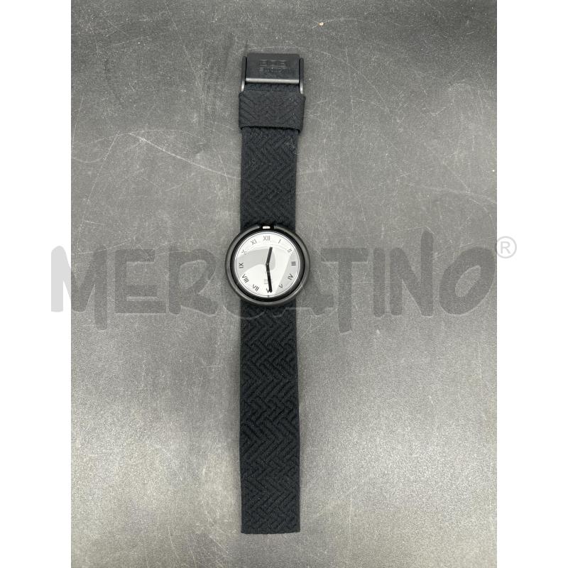 OROLOGIO SWATCH NERO QUADRO BIANCO  | Mercatino dell'Usato Burolo 2
