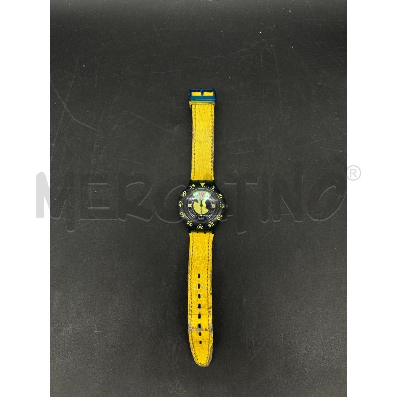 OROLOGIO SWATCH SCUBA CINTURINO GIALLO | Mercatino dell'Usato Burolo 1