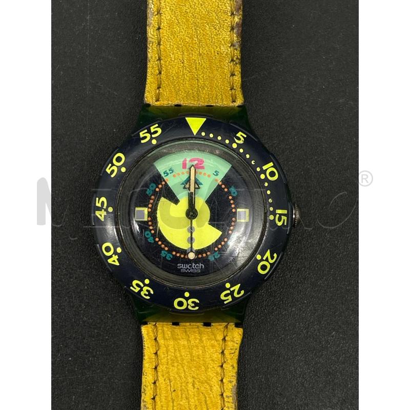 OROLOGIO SWATCH SCUBA CINTURINO GIALLO | Mercatino dell'Usato Burolo 2