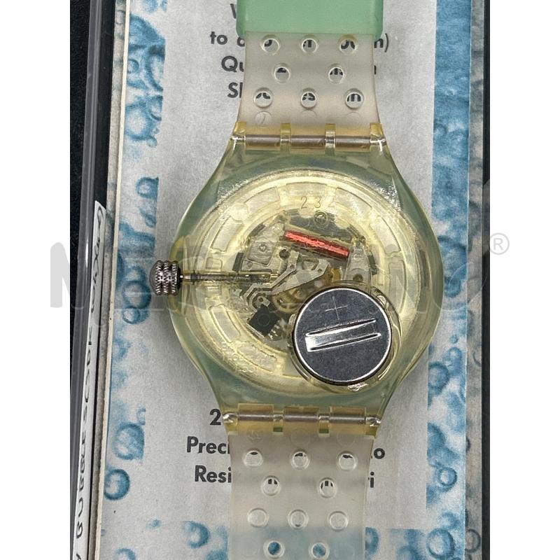 OROLOGIO SWATCH SCUBA CINTURINO GOMMA TRASPARENTE  | Mercatino dell'Usato Burolo 3