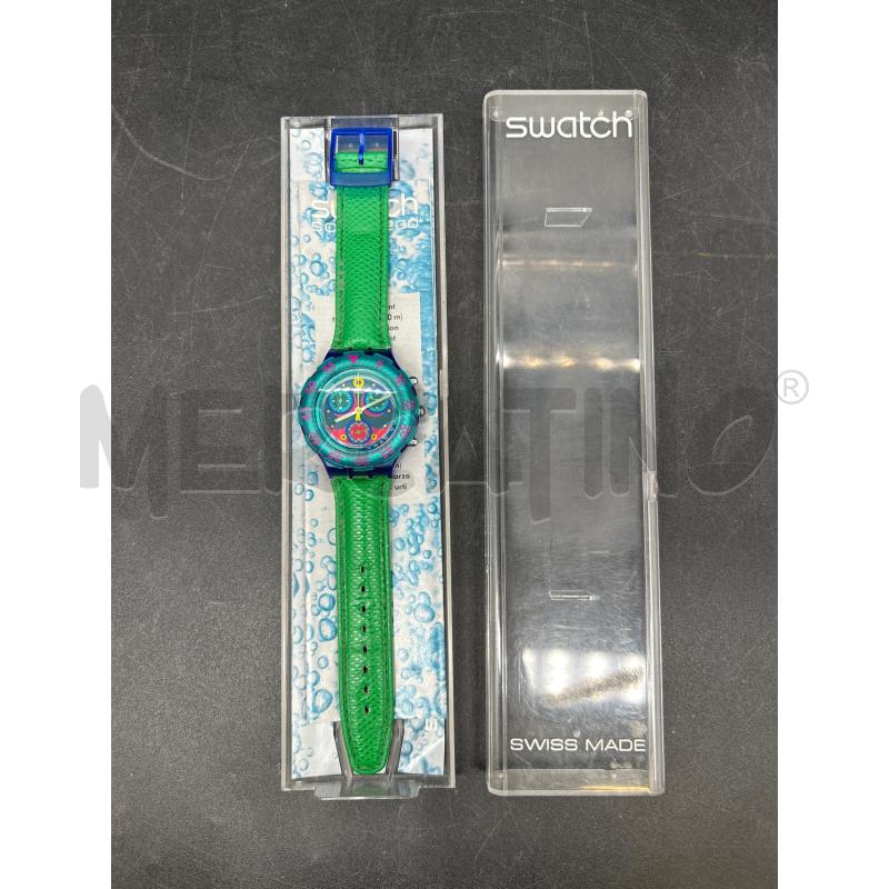 OROLOGIO SWATCH SCUBA CINTURINO VERDE | Mercatino dell'Usato Burolo 1