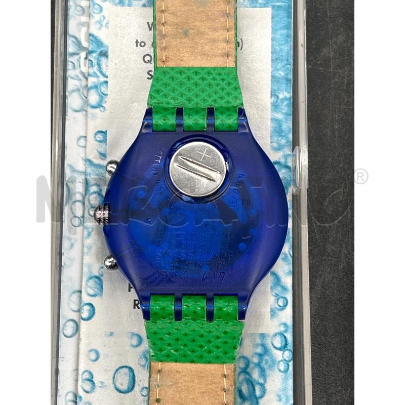 OROLOGIO SWATCH SCUBA CINTURINO VERDE | Mercatino dell'Usato Burolo 3