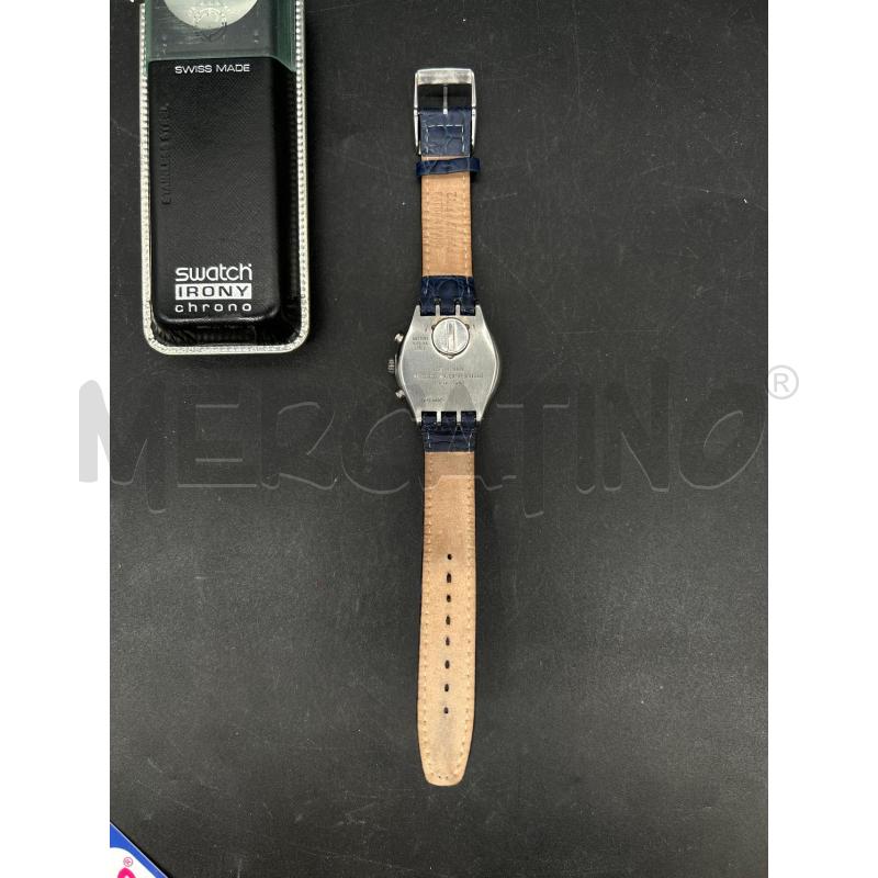 OROLOGIO SWATCH SEATRIP BLU CINTURINO PELLE | Mercatino dell'Usato Burolo 3