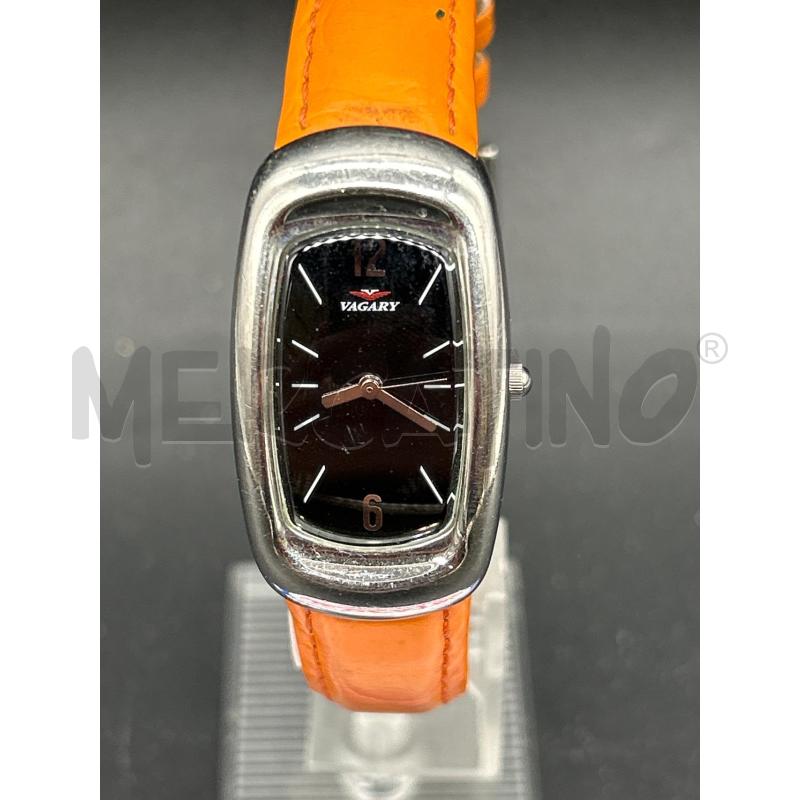 OROLOGIO VAGARY CINTURINO ARANCIONE | Mercatino dell'Usato Burolo 2