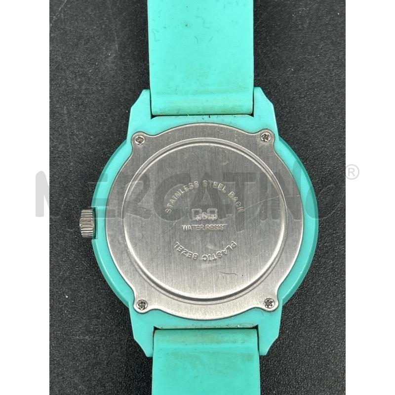 OROLOGIO VERDE ACQUA Q E Q | Mercatino dell'Usato Burolo 5