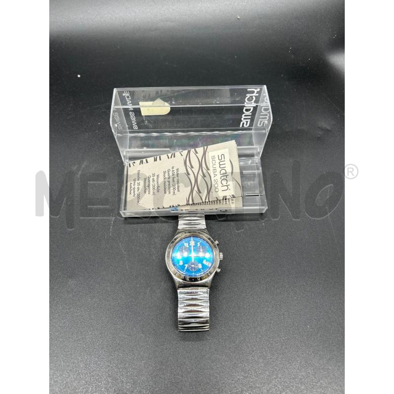 OROLOGIO WATCH QUADRO BLU CINTURINO METALLO | Mercatino dell'Usato Burolo 1