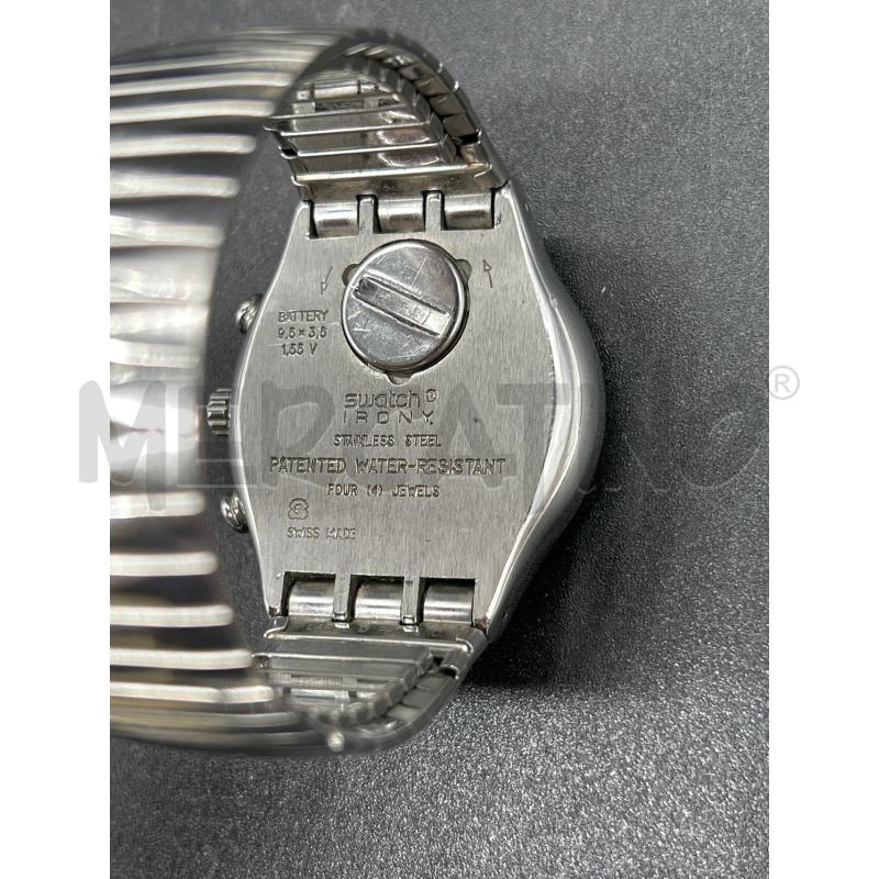 OROLOGIO WATCH QUADRO BLU CINTURINO METALLO | Mercatino dell'Usato Burolo 3