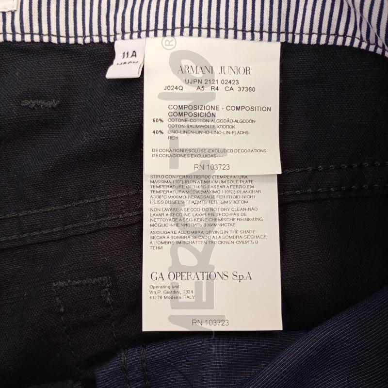 PANTALONE BAMBINO ARMANI BLU | Mercatino dell'Usato Burolo 4