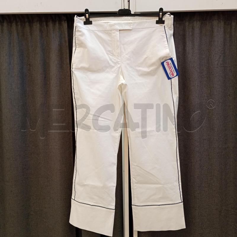 PANTALONE CLASSICO MAXMARA BIANCO | Mercatino dell'Usato Burolo 1