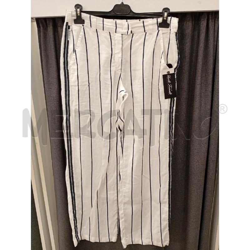 PANTALONE DONNA ARMANI  JEANS BIANCO RIGHE NERE | Mercatino dell'Usato Burolo 1