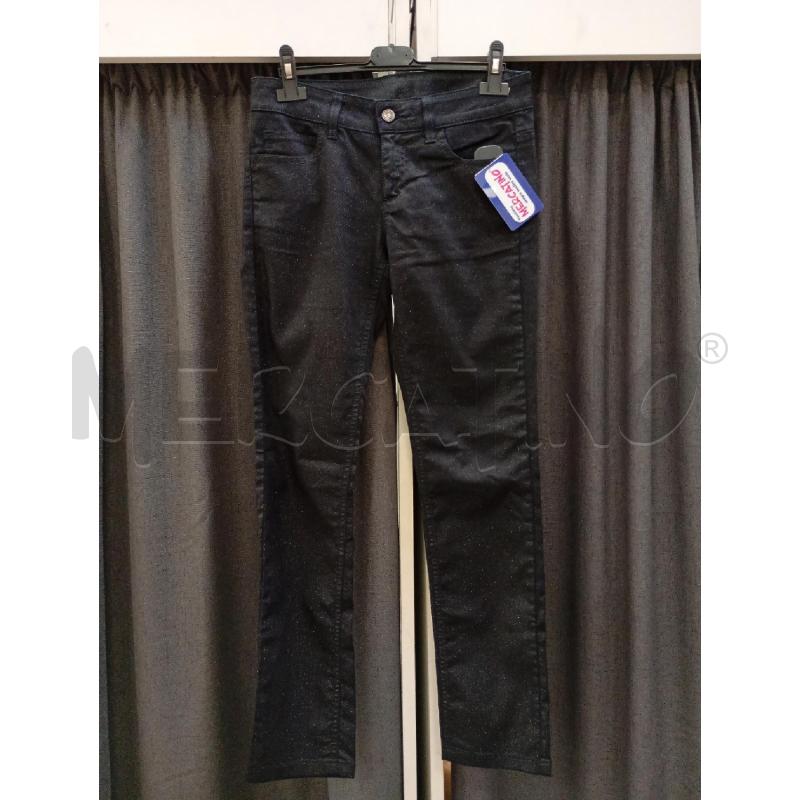 PANTALONE DONNA GUCCI BLU NRILLANTINI ELASTICIZZATO | Mercatino dell'Usato Burolo 1