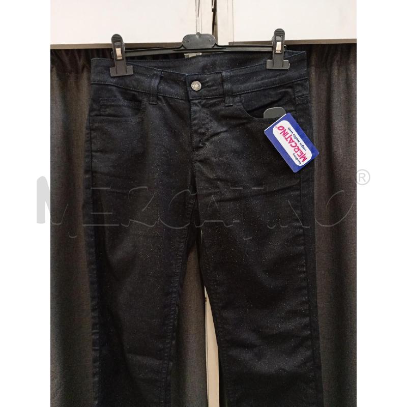 PANTALONE DONNA GUCCI BLU NRILLANTINI ELASTICIZZATO | Mercatino dell'Usato Burolo 2