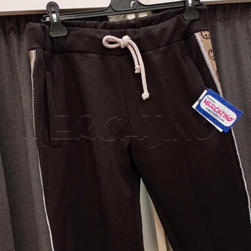 PANTALONE DONNA GUCCI MARRONE ELASTICIZZATA CON TASCA | Mercatino dell'Usato Burolo 3