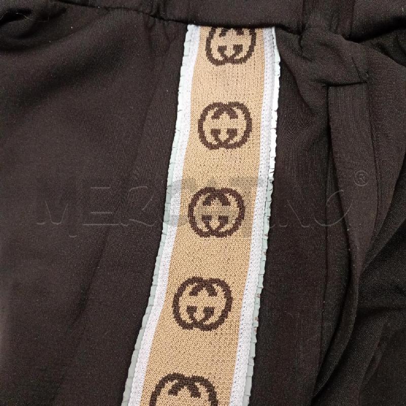 PANTALONE DONNA GUCCI MARRONE ELASTICIZZATA CON TASCA | Mercatino dell'Usato Burolo 5