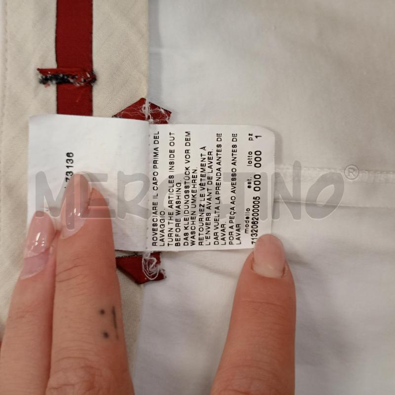 PANTALONE DONNA MAXMARA BIANCO | Mercatino dell'Usato Burolo 5