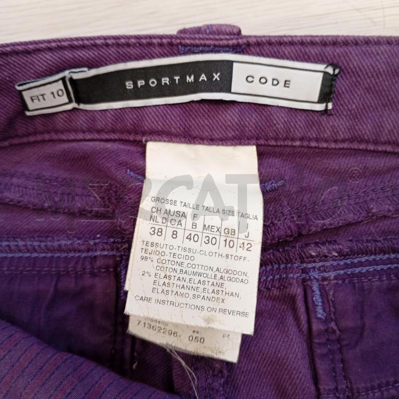 PANTALONE DONNA MAXMARA VIOLA PASTELLO | Mercatino dell'Usato Burolo 4