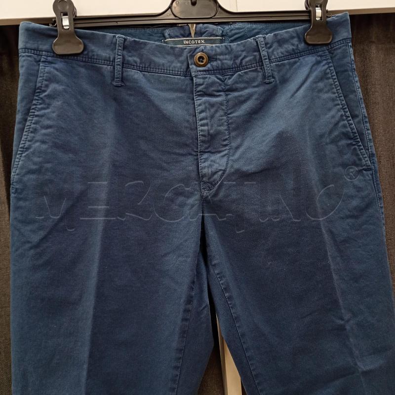 PANTALONE UOMO INCOTEX BLU AVIO | Mercatino dell'Usato Burolo 3