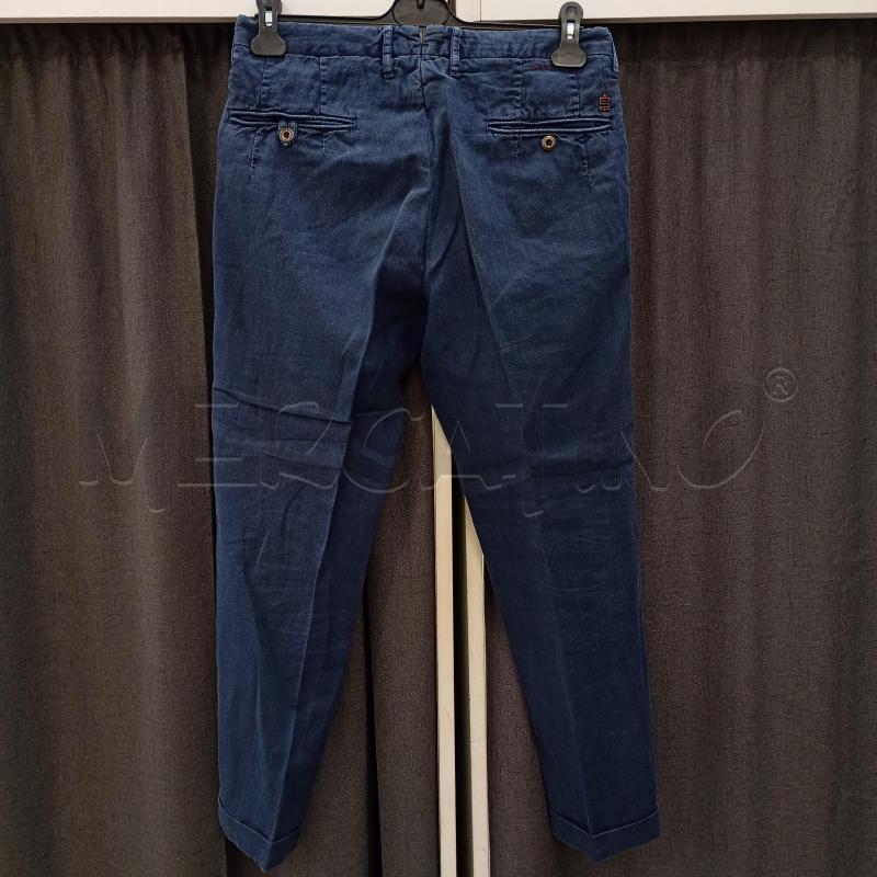 PANTALONE UOMO INCOTEX BLU NAVI MELANGE VITA BASSA | Mercatino dell'Usato Burolo 2