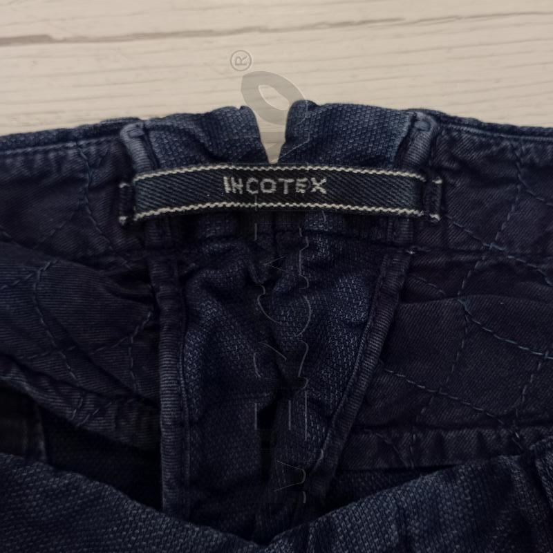 PANTALONE UOMO INCOTEX BLU NAVI MELANGE VITA BASSA | Mercatino dell'Usato Burolo 4