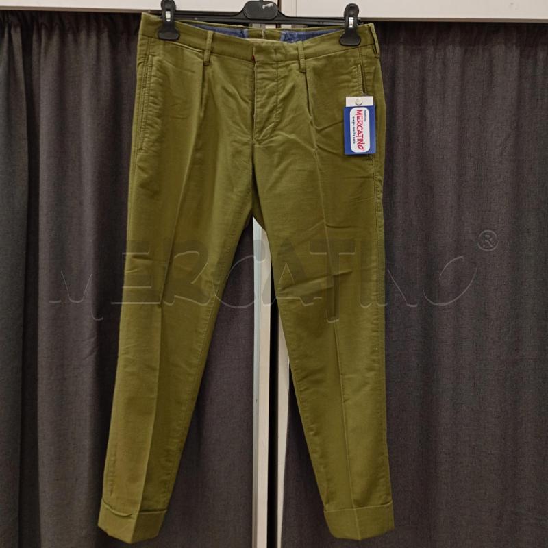 PANTALONE UOMO INCOTEX VERDONE TESSUTO | Mercatino dell'Usato Burolo 1