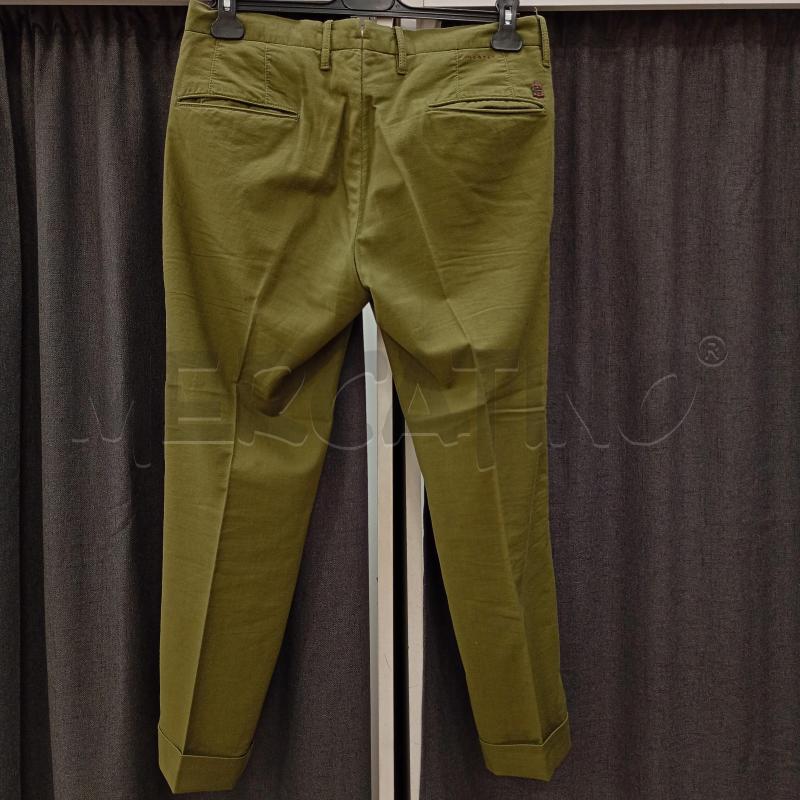 PANTALONE UOMO INCOTEX VERDONE TESSUTO | Mercatino dell'Usato Burolo 2