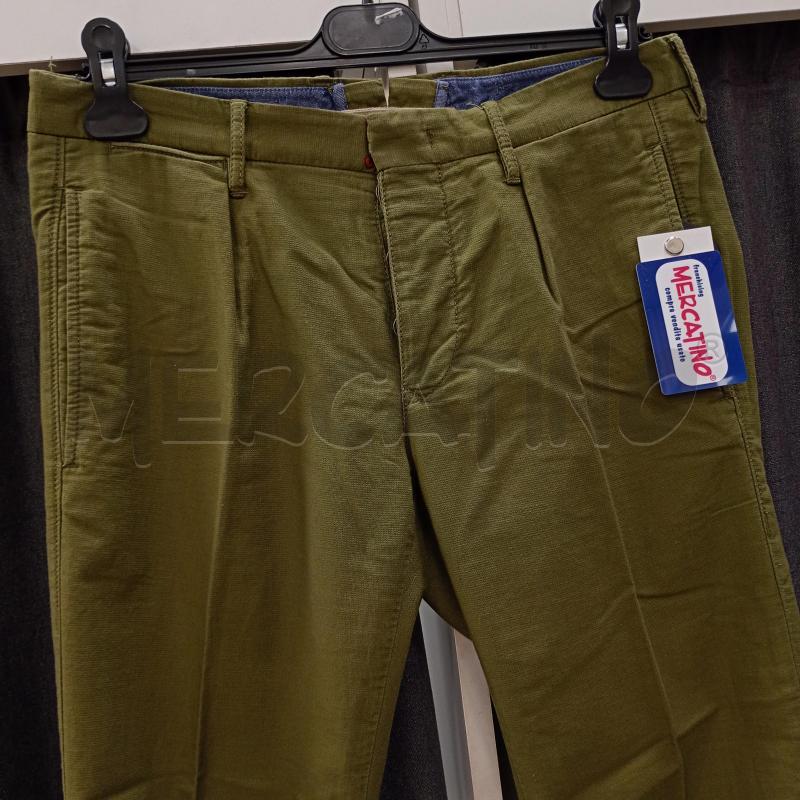 PANTALONE UOMO INCOTEX VERDONE TESSUTO | Mercatino dell'Usato Burolo 3