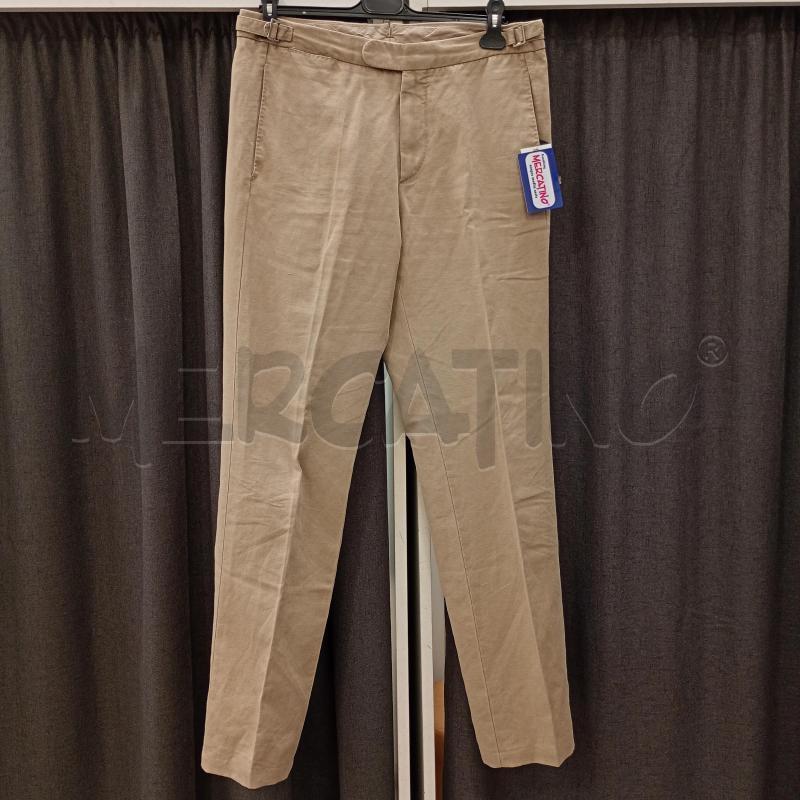 PANTALONE UOMO LORO PIANA BEIGE COTONE  | Mercatino dell'Usato Burolo 1