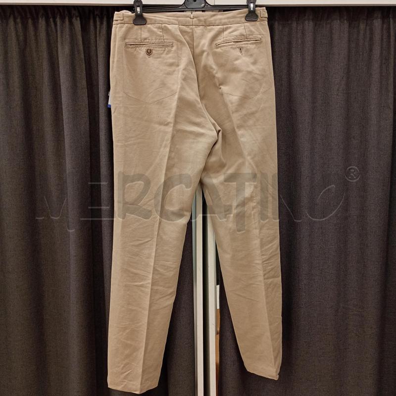 PANTALONE UOMO LORO PIANA BEIGE COTONE  | Mercatino dell'Usato Burolo 2