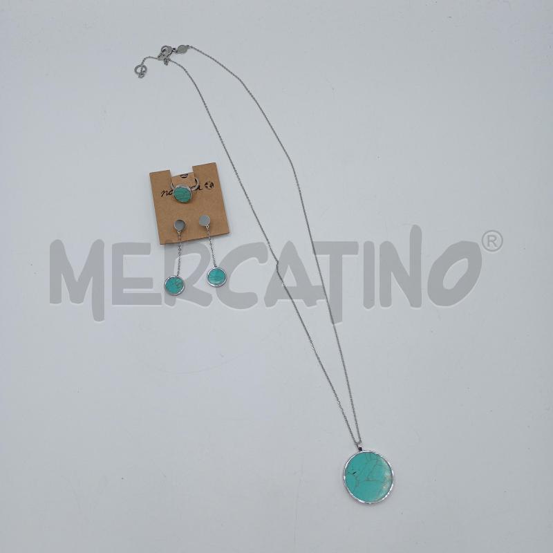 PARURE MARLÙ ACCIAIO TURCHESE | Mercatino dell'Usato Burolo 1
