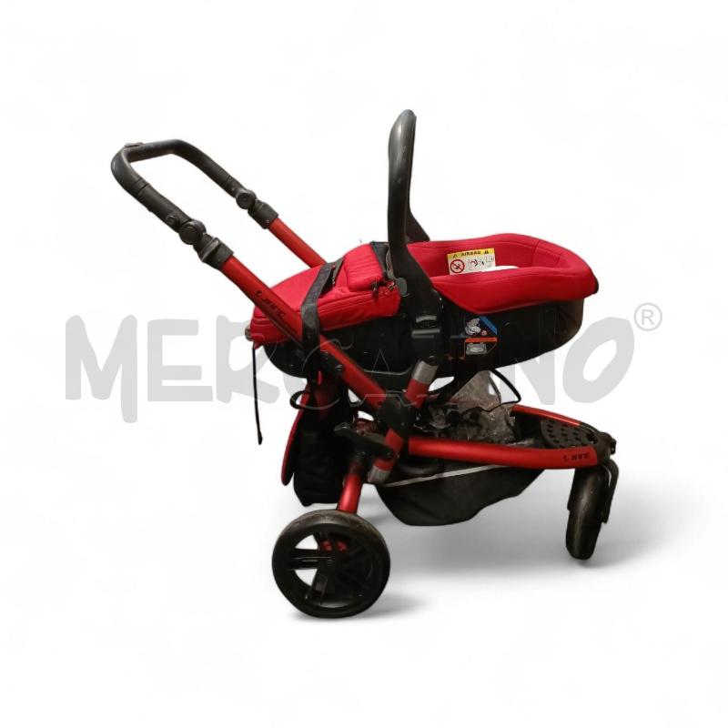 PASSEGGINO TRIO NERO ROSSO JANE' | Mercatino dell'Usato Burolo 1