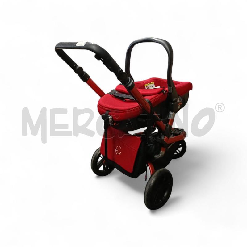 PASSEGGINO TRIO NERO ROSSO JANE' | Mercatino dell'Usato Burolo 2
