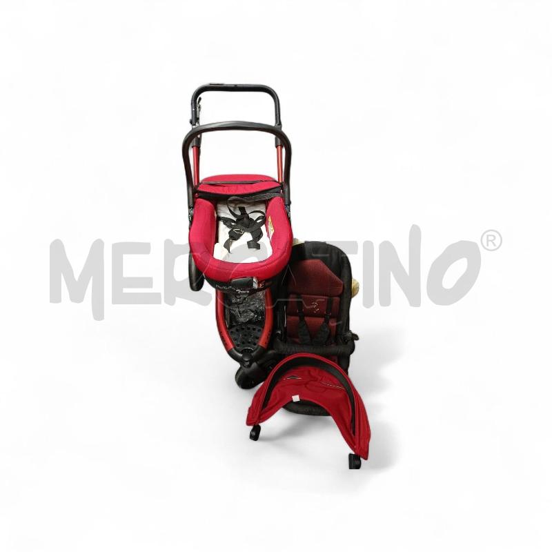 PASSEGGINO TRIO NERO ROSSO JANE' | Mercatino dell'Usato Burolo 3