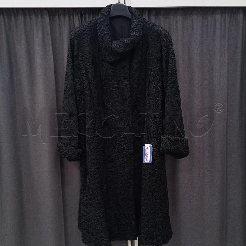 PELLICCIA ASTRAKAN NERO OVERSIZE | Mercatino dell'Usato Burolo 1