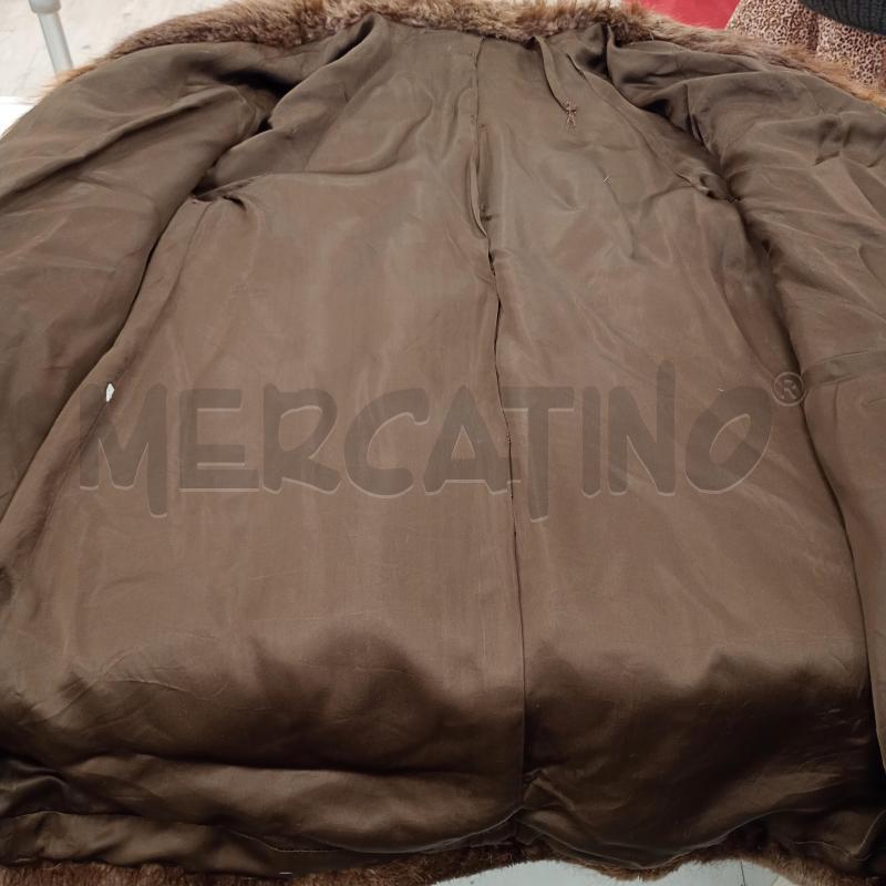 PELLICCIA MARRONE VINTAGE PELO DURO 3/4 | Mercatino dell'Usato Burolo 4