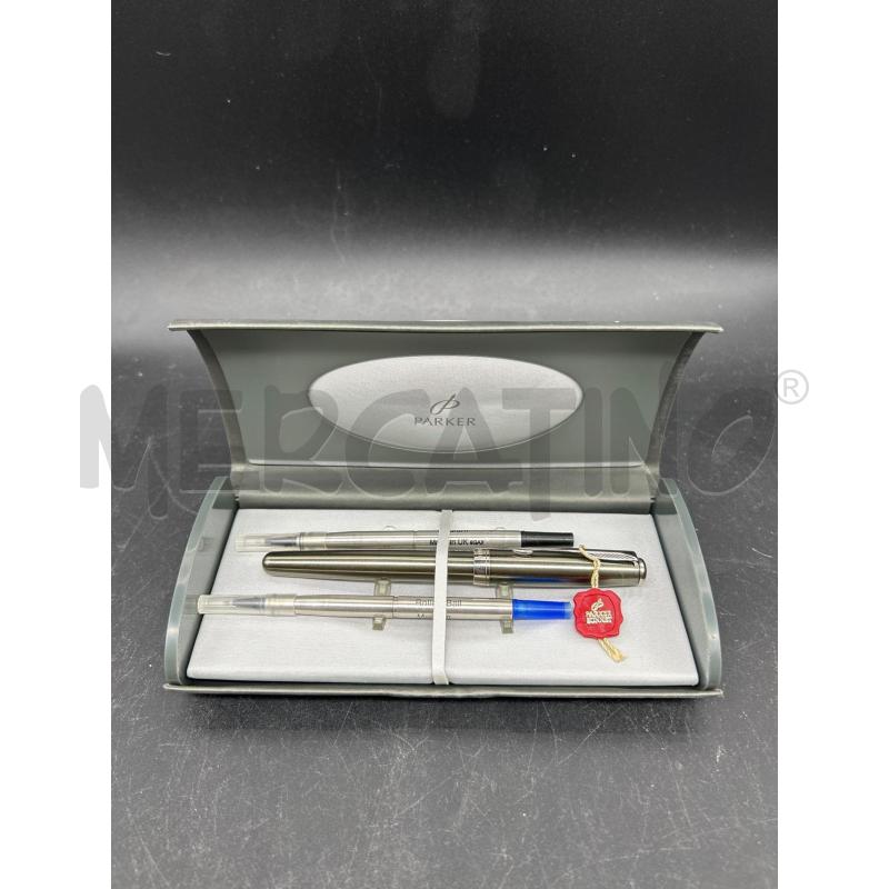 PENNA A SFERA PARKER + RICAMBI + CUSTODIA | Mercatino dell'Usato Burolo 2