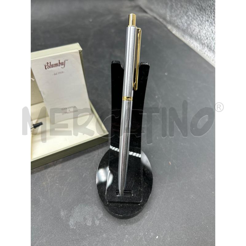 PENNA COLUMBUS ARGENTATA + SCATOLA + RICAMBIO | Mercatino dell'Usato Burolo 2