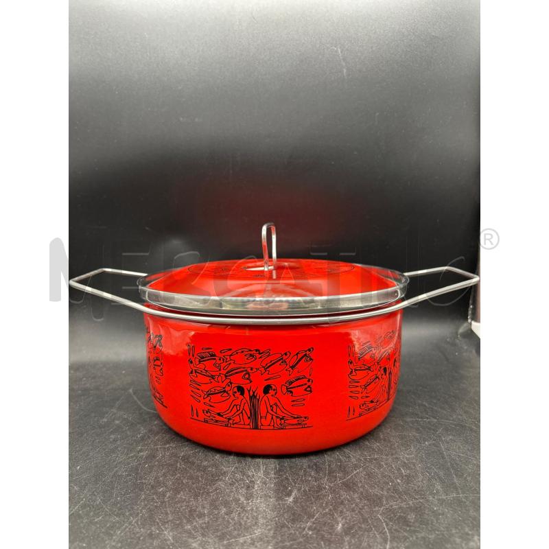 PENTOLA SINTAL ROSSA  | Mercatino dell'Usato Burolo 1
