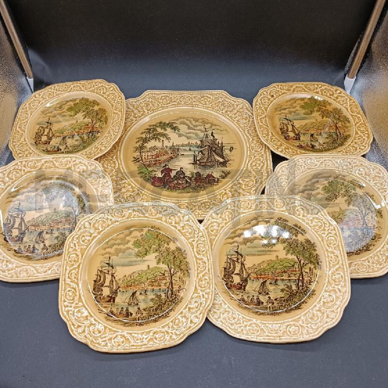 PIATTI PZ. 6+1 ROYAL STAFFORDSHIRE ENGLAND | Mercatino dell'Usato Burolo 1