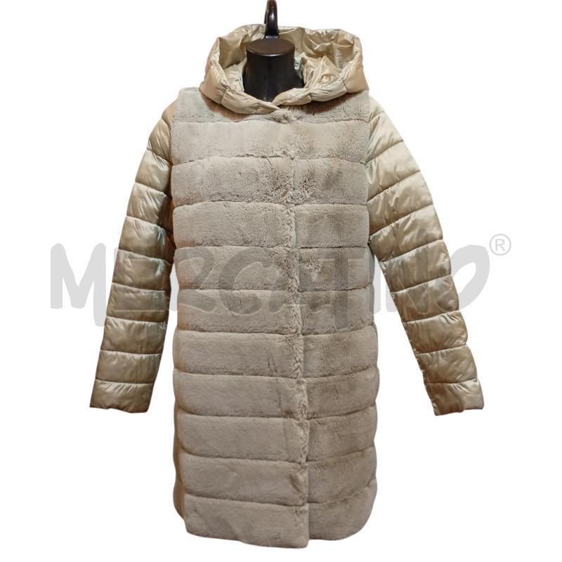 PIUMINO DONNA MARELLA BEIGE TRAPUNTATO | Mercatino dell'Usato Burolo 1