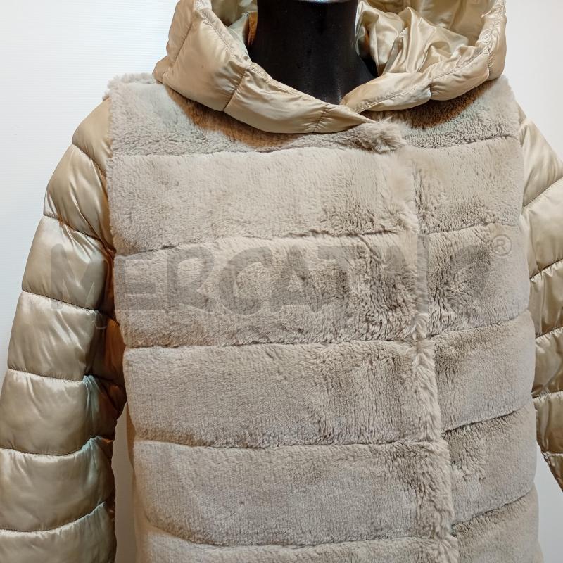 PIUMINO DONNA MARELLA BEIGE TRAPUNTATO | Mercatino dell'Usato Burolo 3