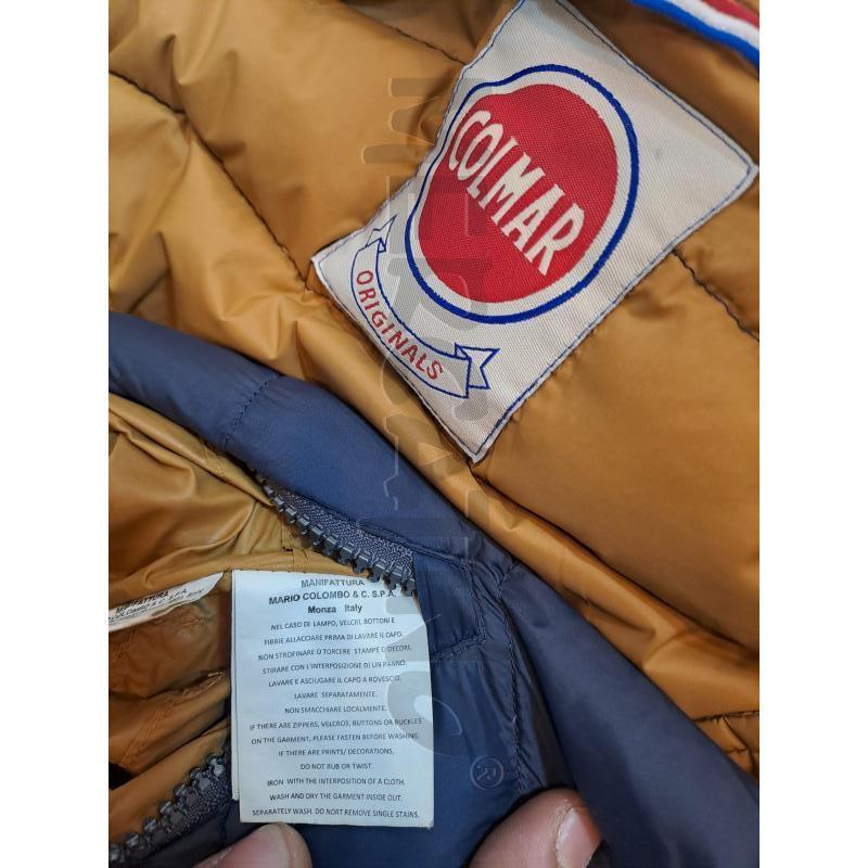 PIUMINO UOMO COLMAR BLU NAVY ARANCIONE TAPUNTATO | Mercatino dell'Usato Burolo 3