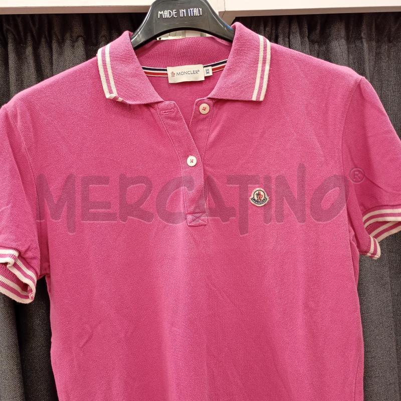 POLO DONNA MONCLEAR ROSA  | Mercatino dell'Usato Burolo 3