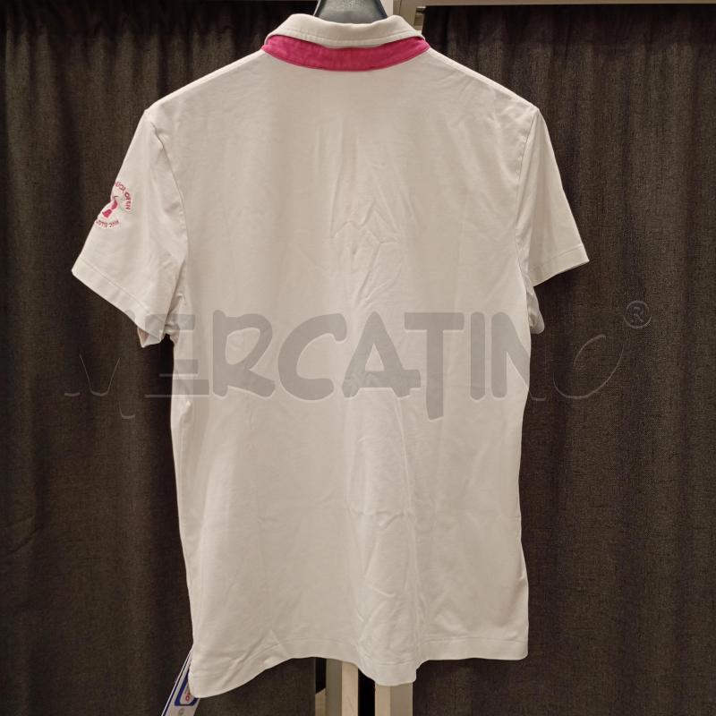 POLO DONNA POLO RALPHLAUREN BIANCA FUCSIA | Mercatino dell'Usato Burolo 2