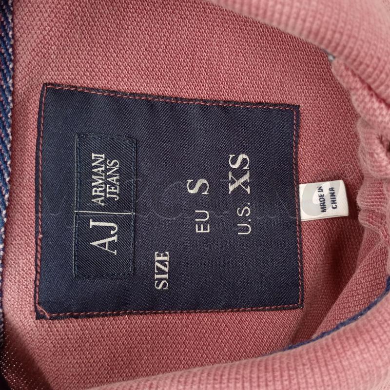 POLO UOMO ARMANI JEANS ROSA ANTICO SLVATO COTONE PIQUÈ | Mercatino dell'Usato Burolo 4